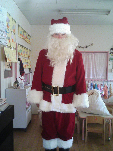 Peter as Santa-san!