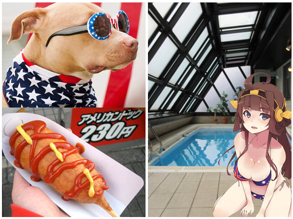 Kawaii Japanese English, plus the most famous pool in Japan.