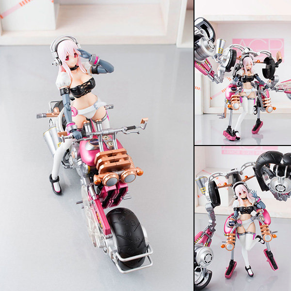 Celebrate Super Sonico's 10th Anniversary With Super Sonico Armor Girls Project Figure!