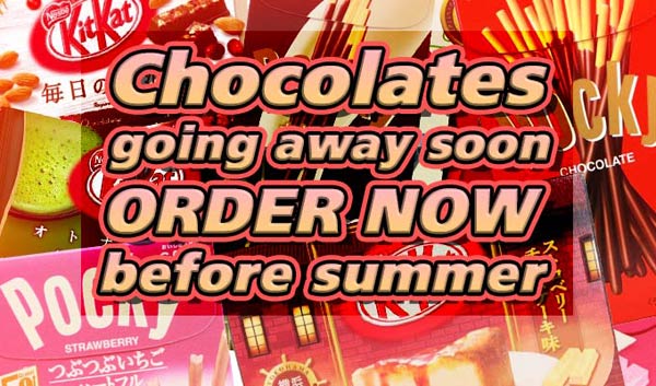 chocolate is going away from J-List soon!
