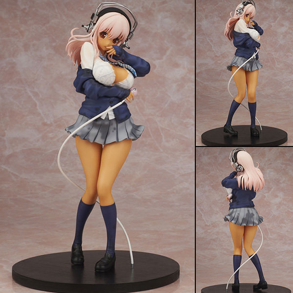 Healthy Tanned Super Sonico Gets Wet In New Figure