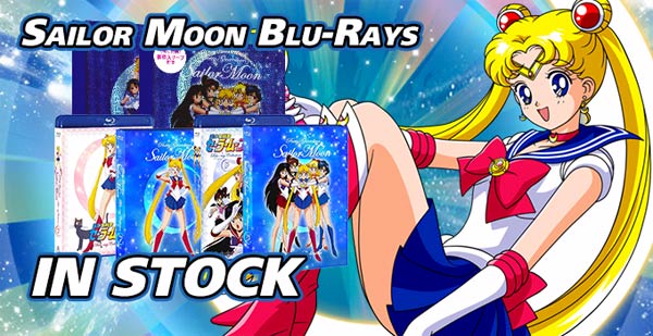 sailor moon blu-rays in stock
