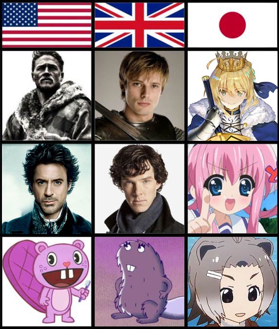 Anime King Arthur Sherlock Holmes