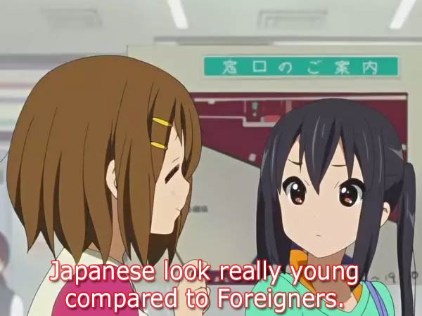 Japanese Look Young Compared To Foreigners