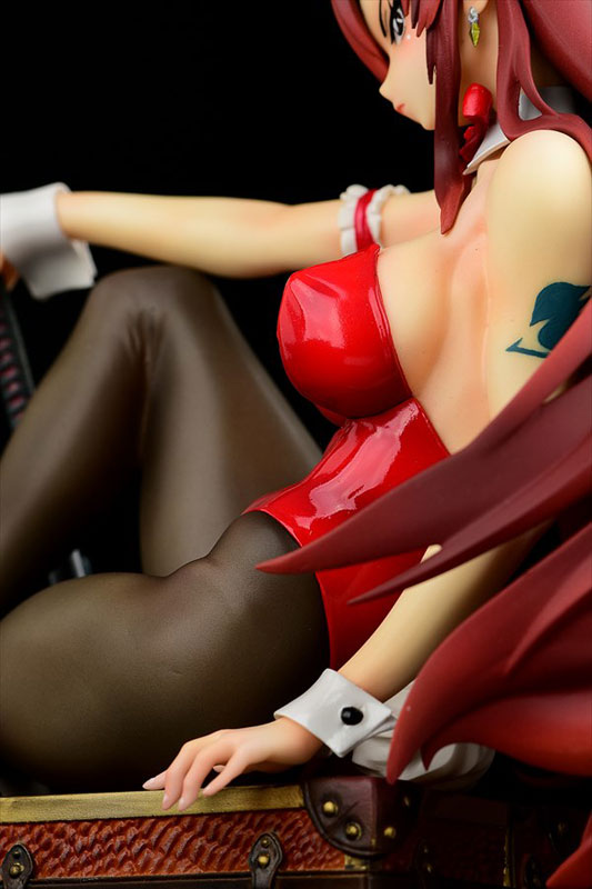 Fairy Tail Erza Scarlet Bunny Girl Anime Figure 0010