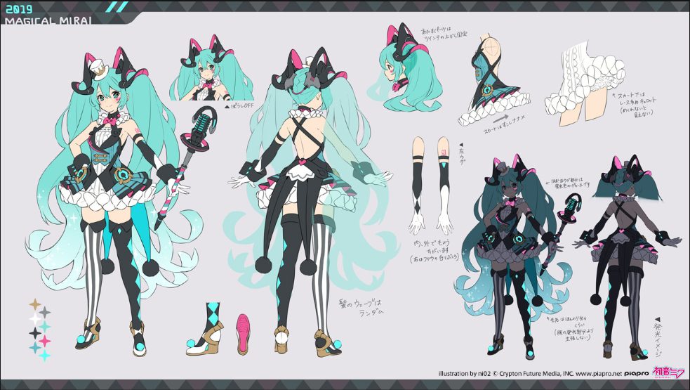 Vocaloid Magical Mirai 2019 Costume Design