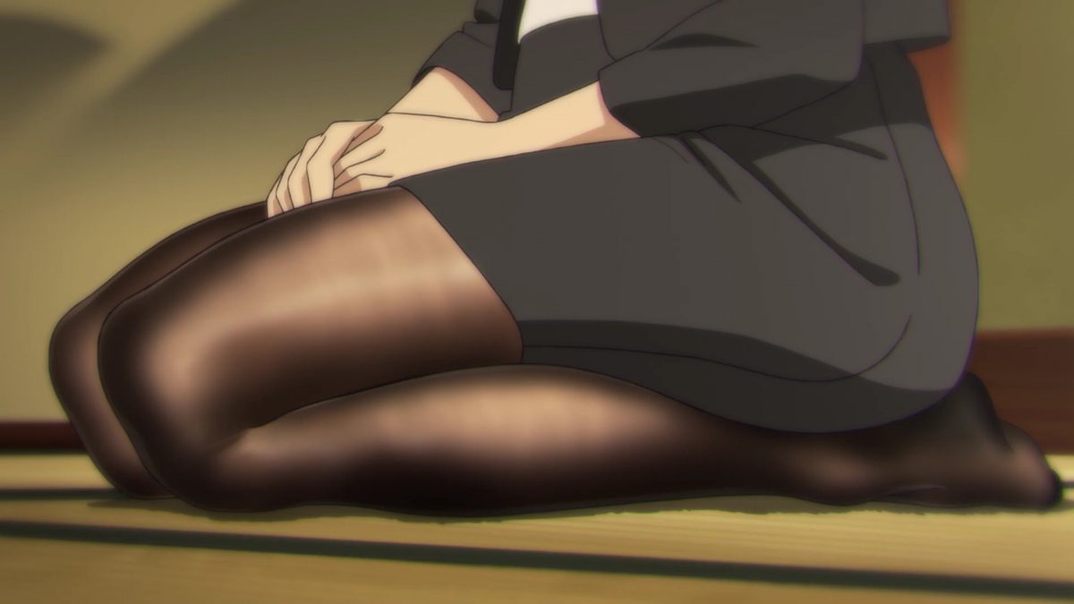 Miru Tights Episode 6 Yuiko Sensei Sits Calmly