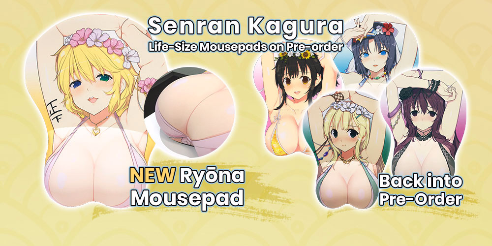 New Senran Kagura Oppai Mousepads 