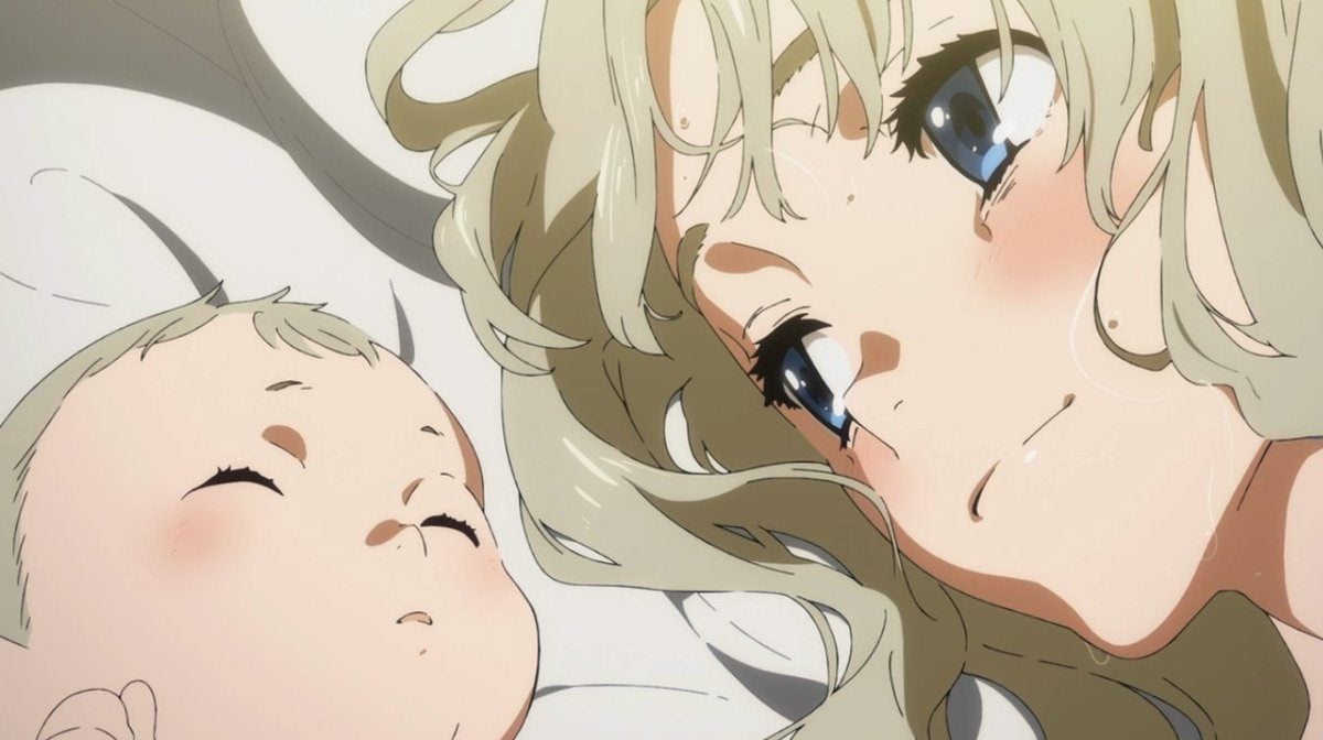 Darling in the Franxx Kokoro and Baby- Japan's birth rate