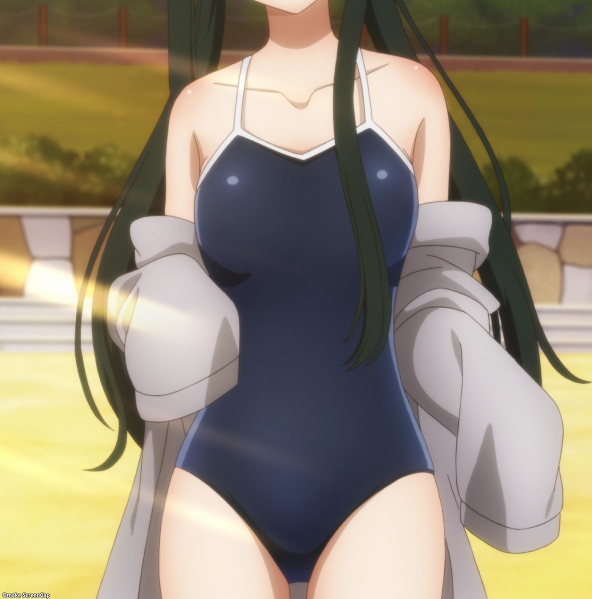 Tejina Senpai Episode 10 Madara Wears School Swimsuit