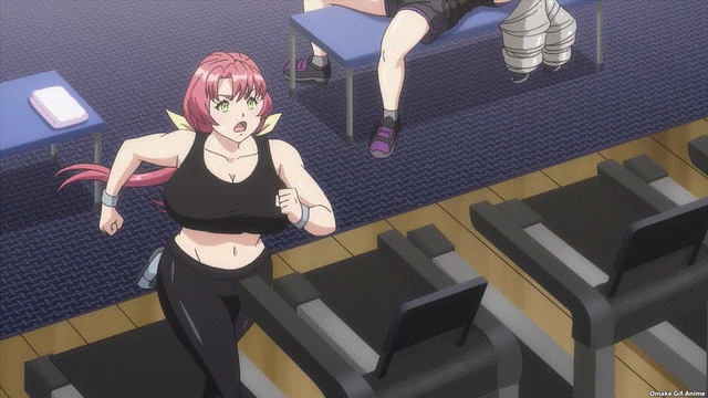 Kandagawa Jet Girls Episode 2 Kuromaru On Treadmill
