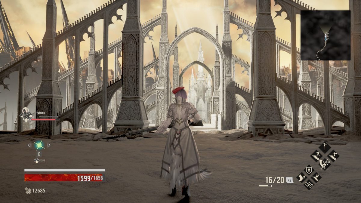 Completing Code Vein Cathedral Mapshot