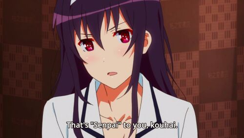 Who is the best anime senpai? Utaha Kasumigaoka