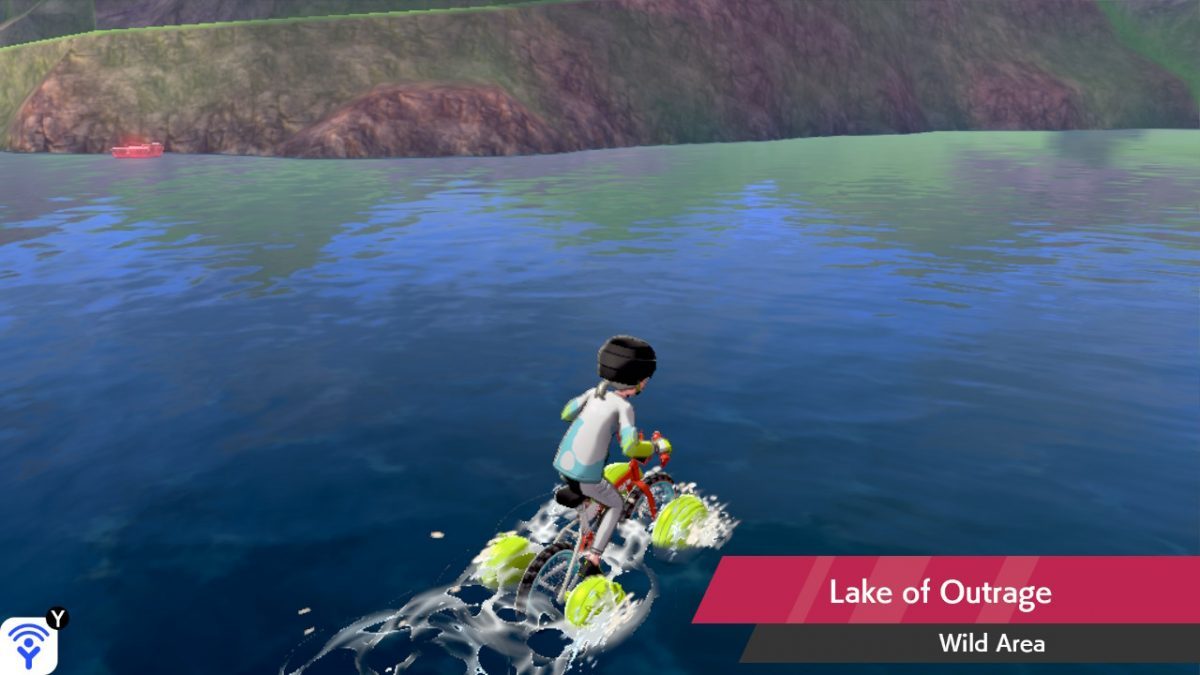 Pokémon Sword Rotombike Onwater