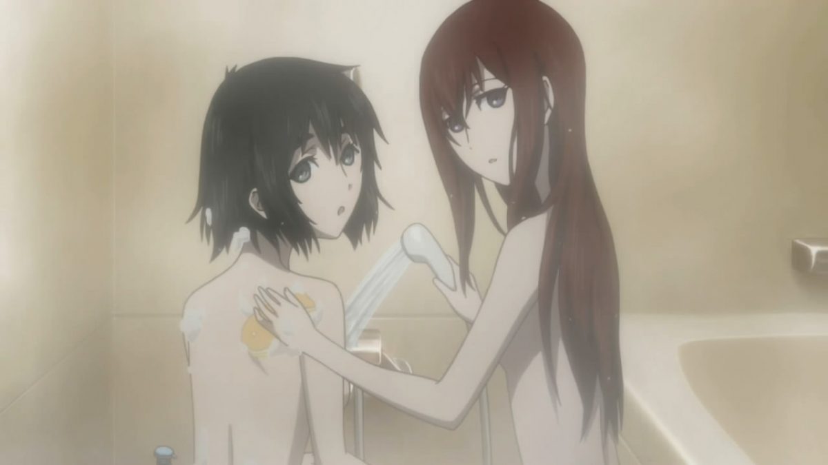 Anime shower scene