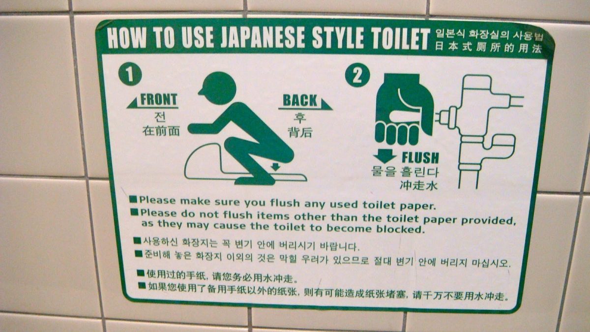 How To Use A Squat Japanese Toilet