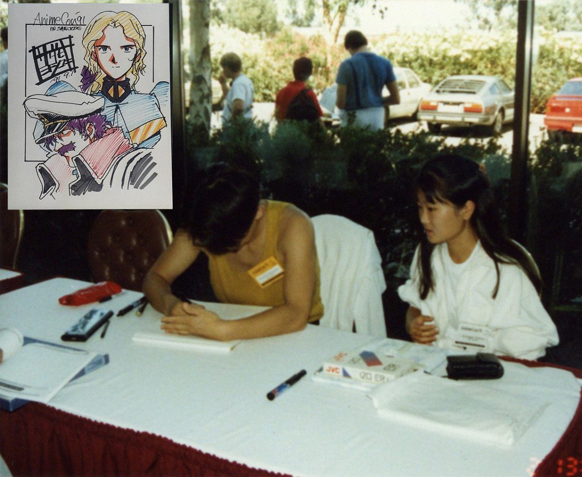 Yoshiyuki Sadamoto At Anime Con '91