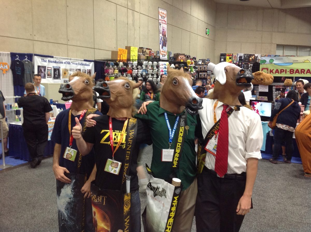 Horse Head Masks At San Diego Comic Con 1