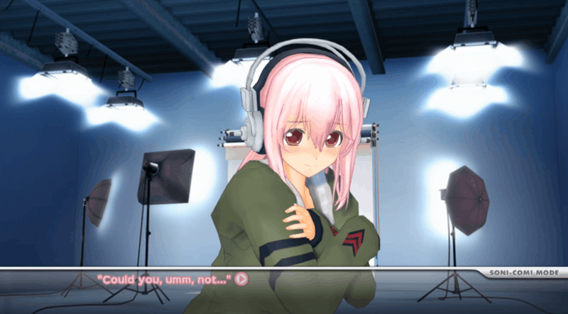 Sonico Doesn't Like It You You Want Upskirt Photos