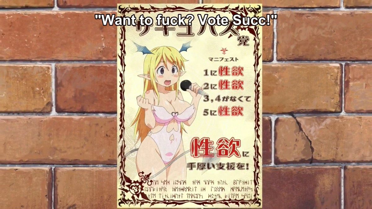 Want To Fuck? Vote Succ