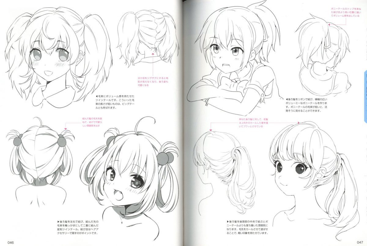 Different Anime Hair Styles