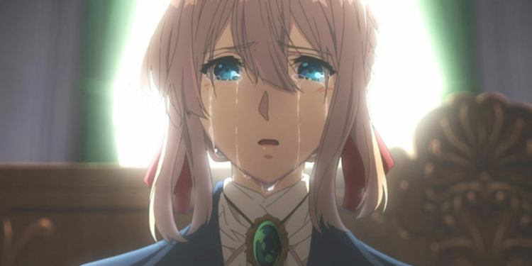 Violet Evergarden Crying