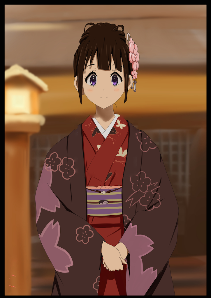 New Year's In Japan Hyouka Kimono