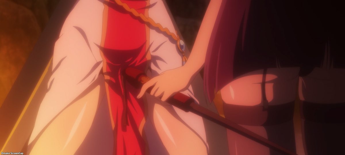 Isekai Maou S2 Episode 3 Shiliu Pokes Lumachina's Crotch