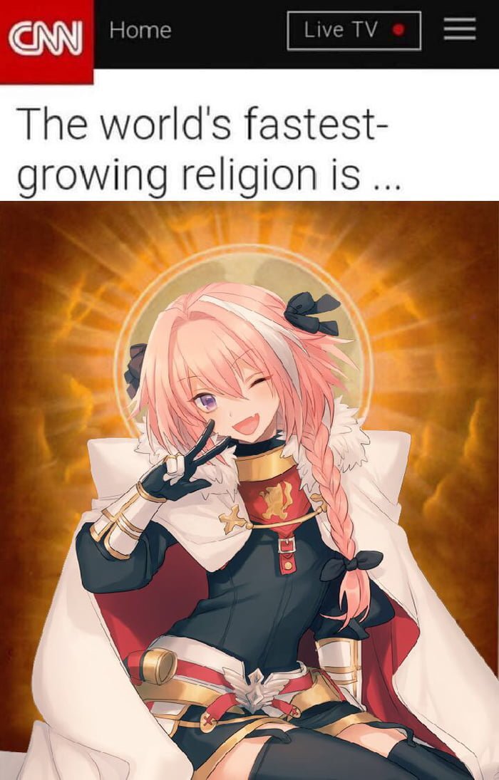 Anime Religion Astolfo