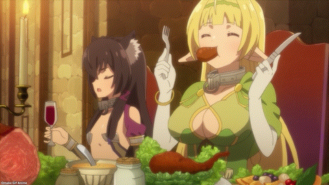 Isekai Maou S2 Episode 6 Shera Eats Sausage