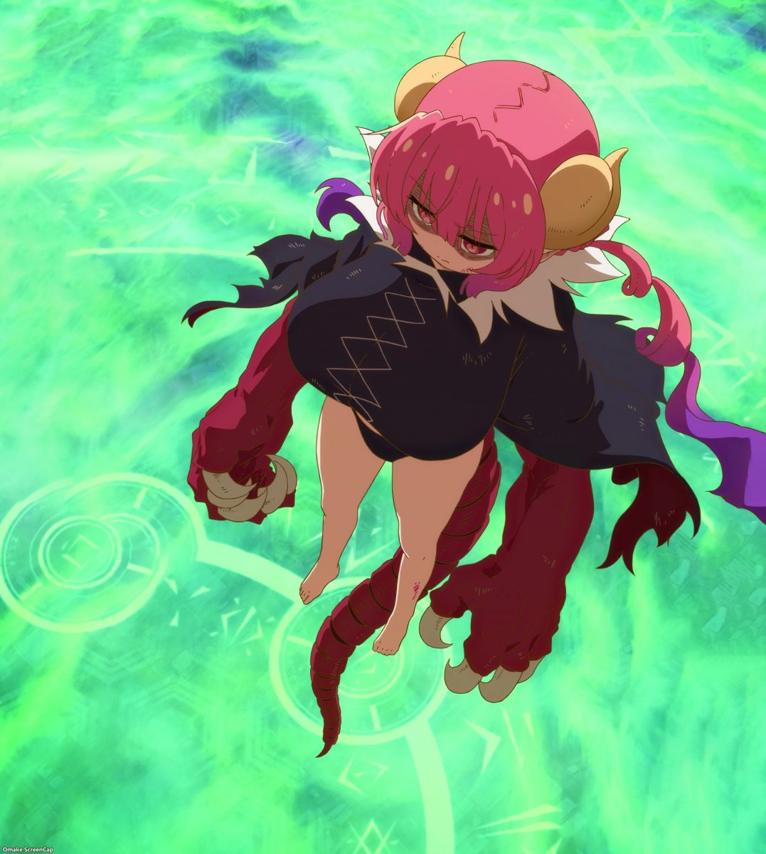 Miss Kobayashi's Dragon Maid S Episode 1 Ilulu Floats Above Barrier