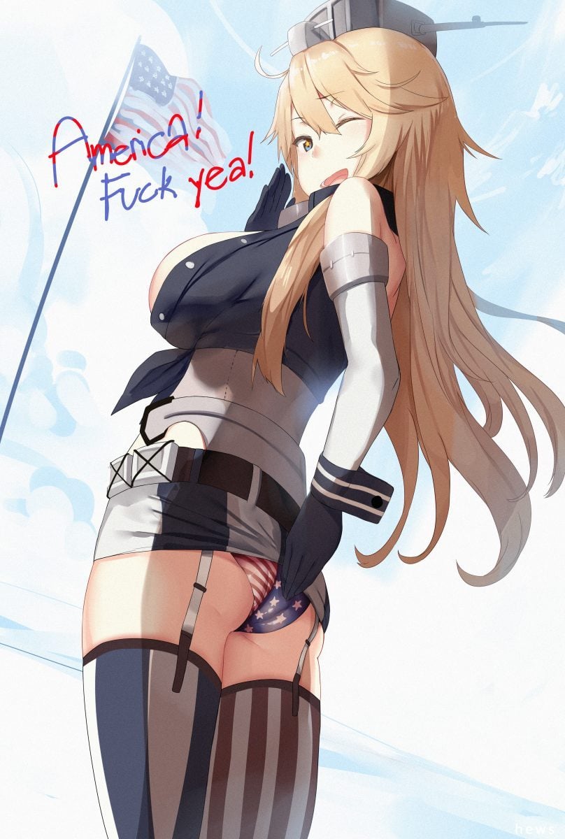 Iowa From Kantai Collection America Fuck Yeah