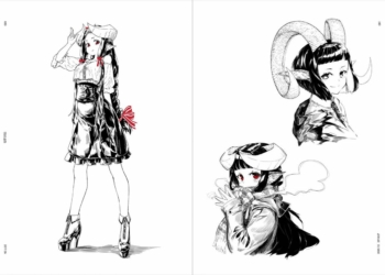 Jaco Artworks Black & White Girls Illustration & Technique 0008