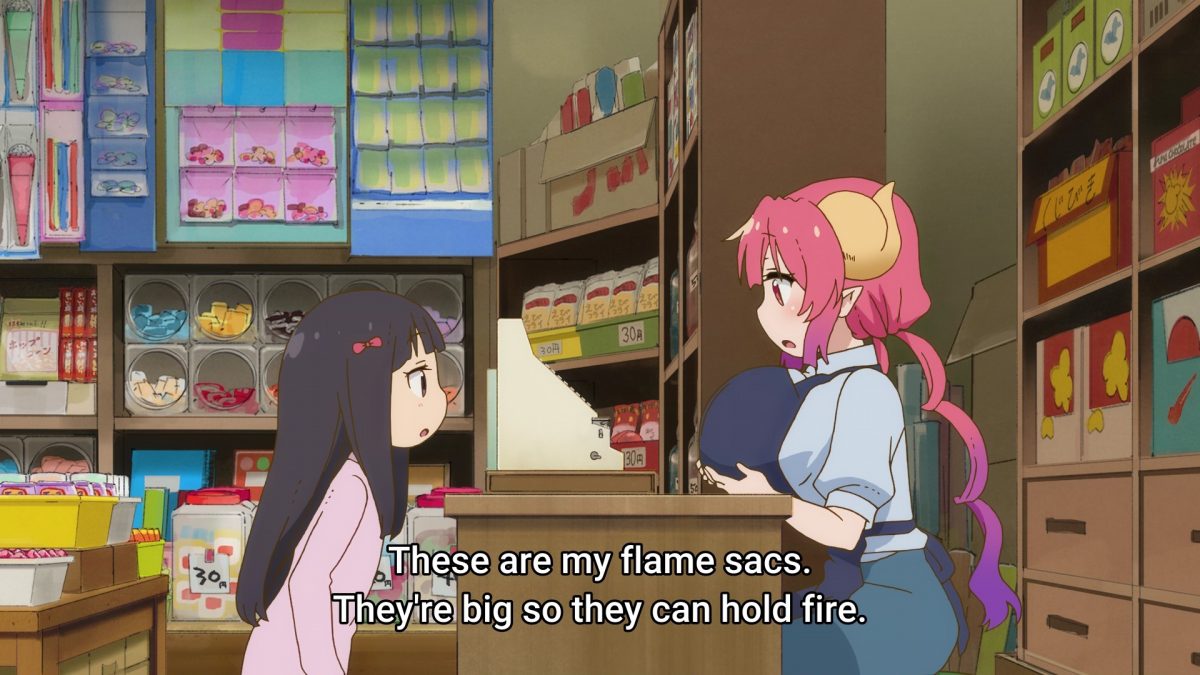 Miss Kobayashi’s Dragon Maid S Episode 5 Ilulu Explains Flame Sacs