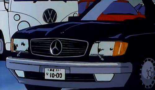 Anime Mercedes Benz