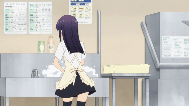 Working Anime Japanese Women Are Very Clean