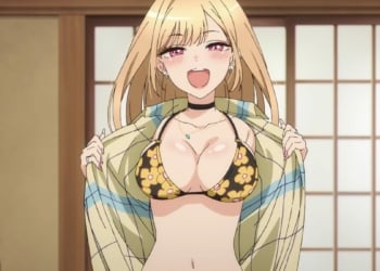 My Dress Up Darling Episode 2 Marin Pops Out