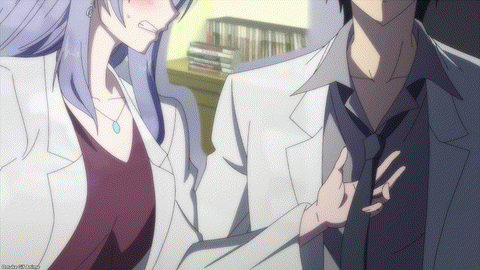 Science Fell In Love, So I Tried To Prove It S2 Episode 9 Ayame Yanks Shinya's Tie