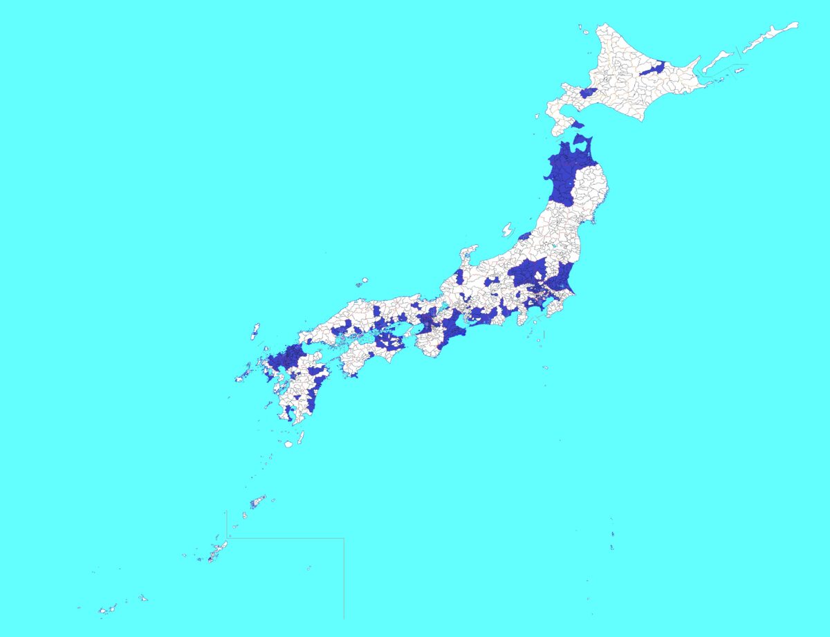 Japan Same Sex Union Map