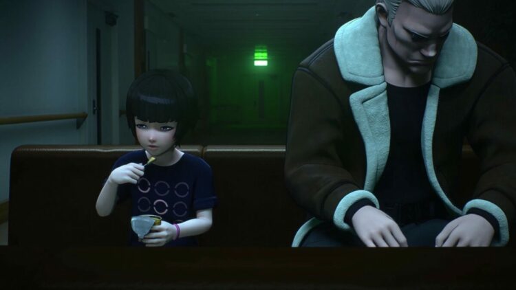 Ghost In The Shell SAC 2045 S2 Episode 4 Purin Eats Pudding Next To Batou