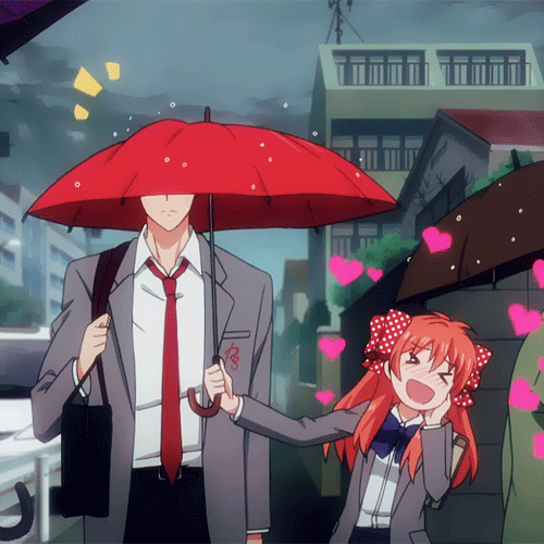 Anime Umbrella Scene