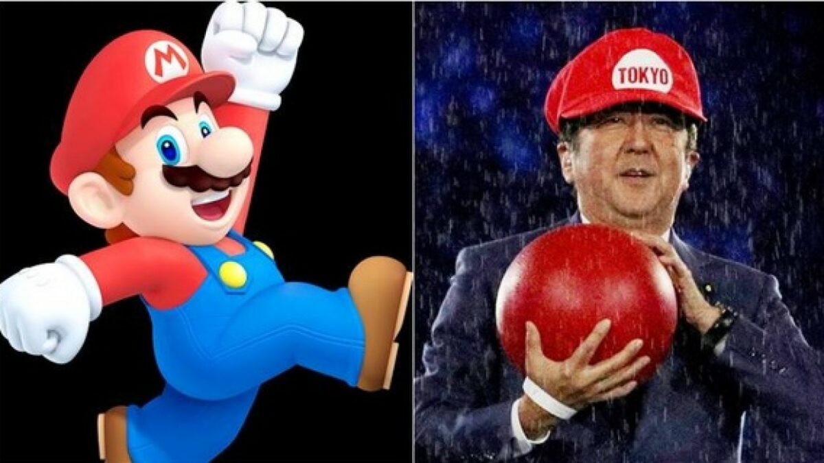 Shinzo Abe As Mario