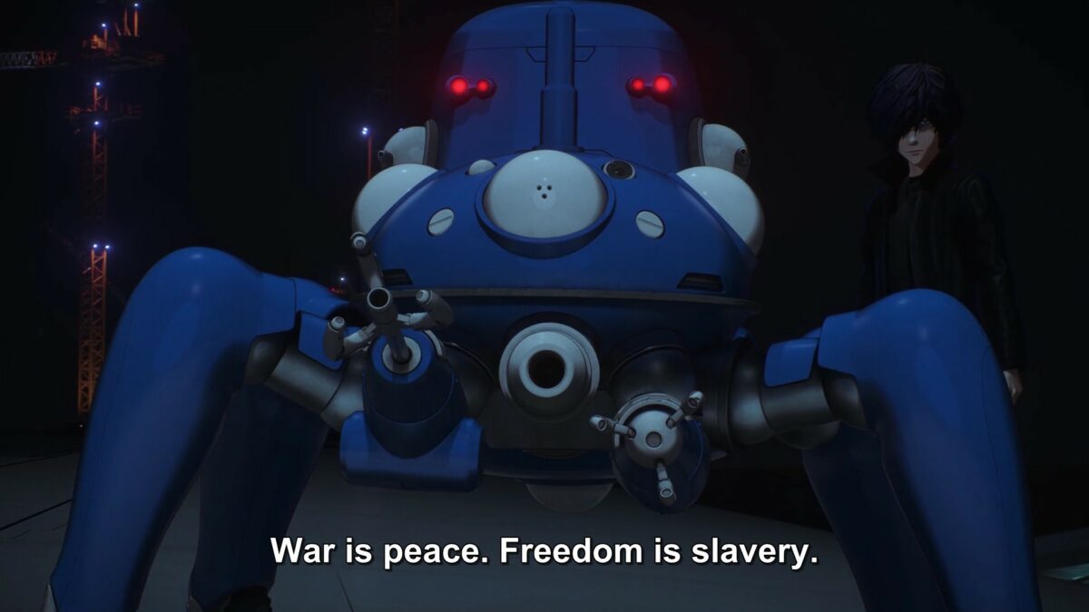 Ghost In The Shell SAC 2045 S2 Episode 10 Tachikoma Quotes 1984