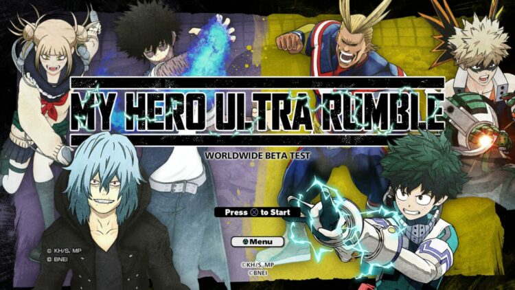 My Hero Ultra Rumble Title