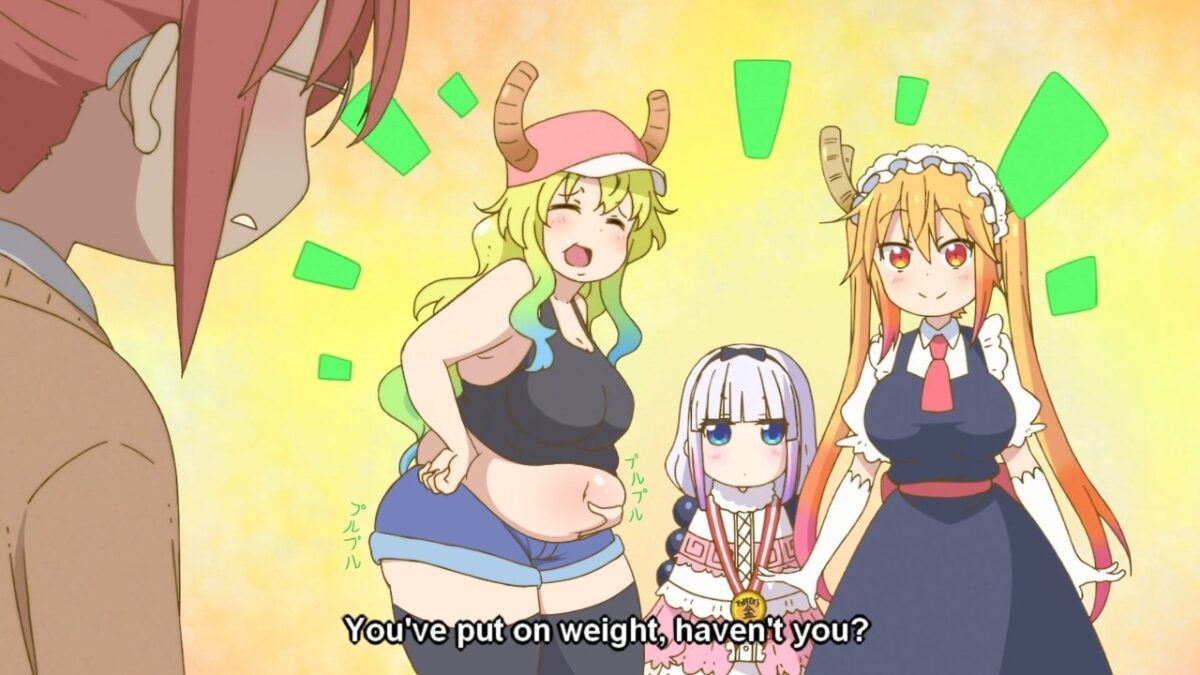 Kobayashi Dragon Maid Weight Gain