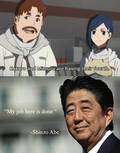Prime Minister Abe State Funeral Meme