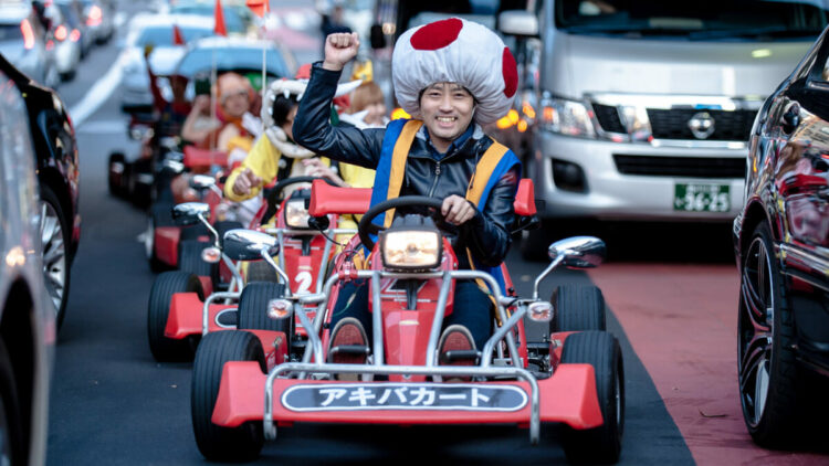 Real Mario Kart In Tokyo