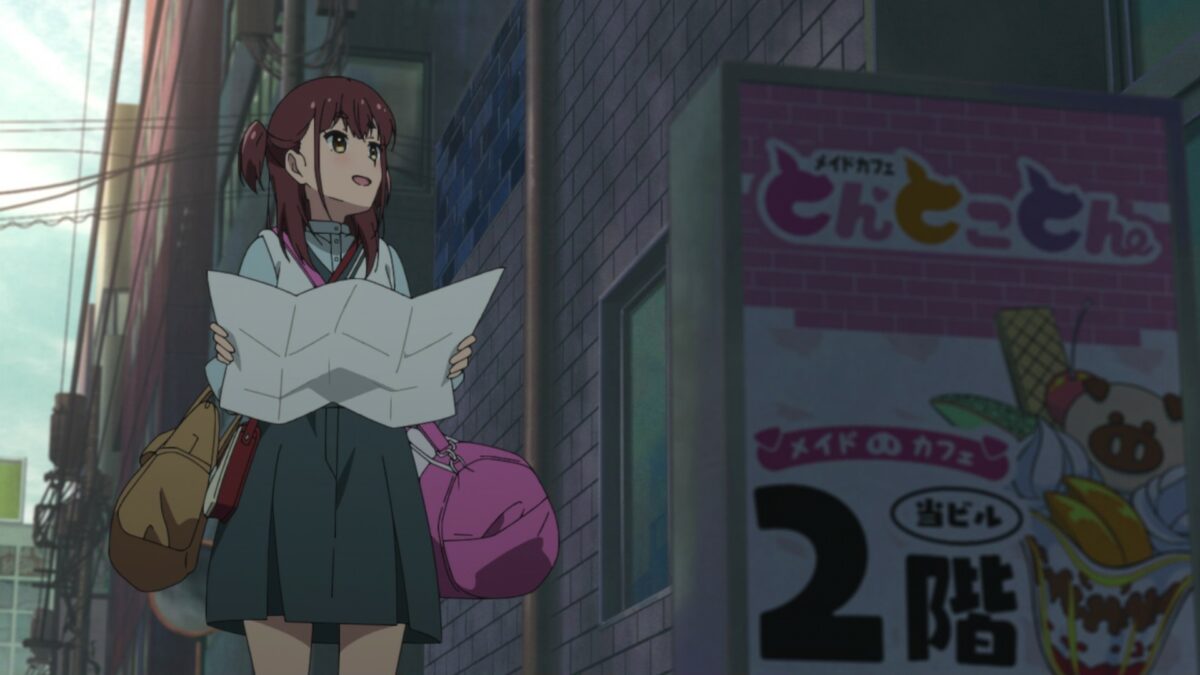 Akiba Maid War Episode 1 Nagomi Finds Oinky Doink Cafe