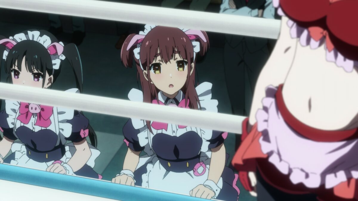 Akiba Maid War Episode 3 Nagomi Looks At Ranko