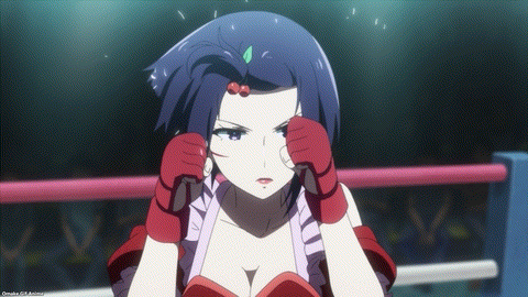 Akiba Maid War Episode 3 Ranko Blocks Zoya's Punches